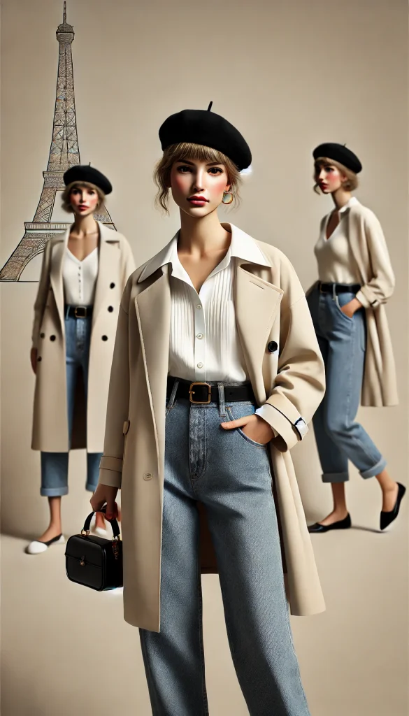 Look Naturale e Minimalista in Stile Francese - minimalismo francese - Stile francese
